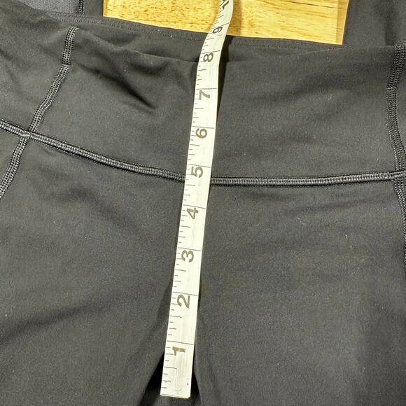 Lululemon Pace Rival Crop 22" Black Women's Yoga Leggings Size 2 Good Condition - Picture 8 of 9